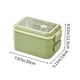 thumbnail image 3 of Organizadores de armario y borde de almacenamiento Caja Bento para estudiantes Caja de frutas sellada para niños Caja de ensalada Caja de almuerzo para microondas para el trabajo Palillos Recipiente p, 3 of 6