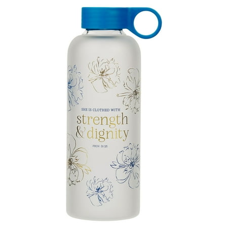 Water Bottle Glass Strength & Dignity Prov. 31:25 (Hardcover)