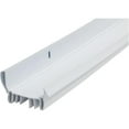 thumbnail image 1 of 3' White Vinyl U Door Sweep - with Fins, 1 of 2