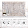 thumbnail image 4 of Balacho Farmhouse Floral Bohemian Faux Wool Area Rug, 4' x 6', Pink, 4 of 8