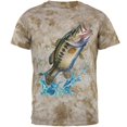 thumbnail image 1 of Bass Leaping in Action Mens T Shirt, 1 of 1