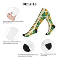thumbnail image 5 of Lsque Corn 8 Pattern Sport Compression Socks for Men & Women 15-20 mmHg Knee High Nurse Pregnant Running Medical and Travel Athletic, 5 of 6