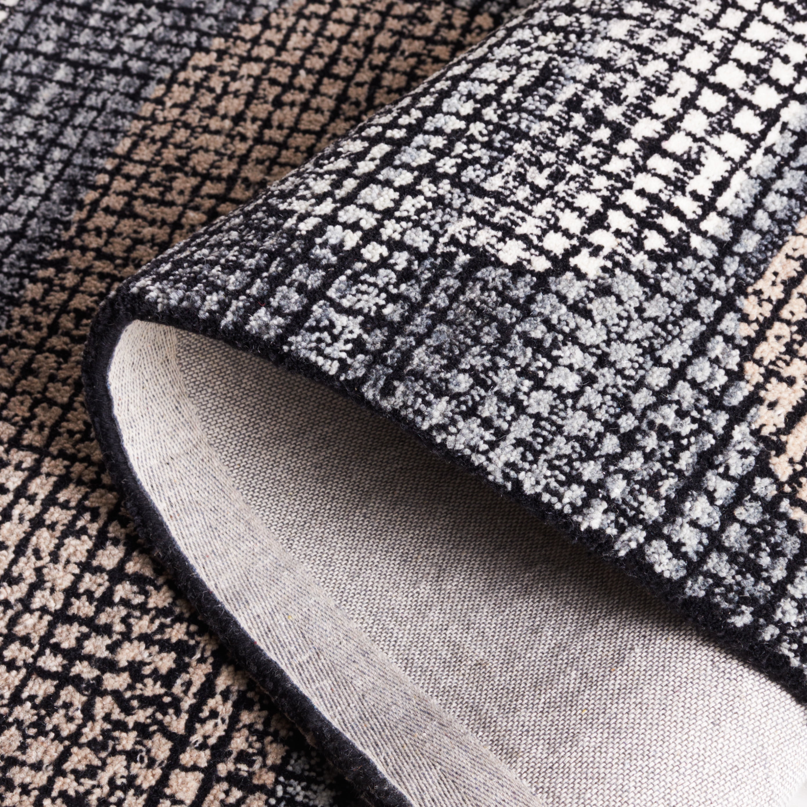 SAFAVIEH Fifth Avenue Delroy Abstract Area Rug, Grey/Beige, 5' x 8'