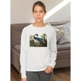 thumbnail image 2 of A Louisiana Heron Sweatshirt Women -John James Audubon Designs, Female x-Large, 2 of 4
