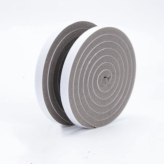 Foam Weatherseal Tape for Air Conditioner, 2 Pack Foam Seal Strip for Door Window HVAC Insulation, 0.6 Inch Width