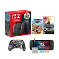 thumbnail image 1 of Nintendo Switch 2 Mario Kart World Bundle 256GB 7.9-Inch 1080P Screen, Joy-Con 2 with Mouse Sensor, Dock, with The Legend of Zelda: Breath of the Wild, Mytrix Wireless Pro Controller & Accessories, 1 of 5