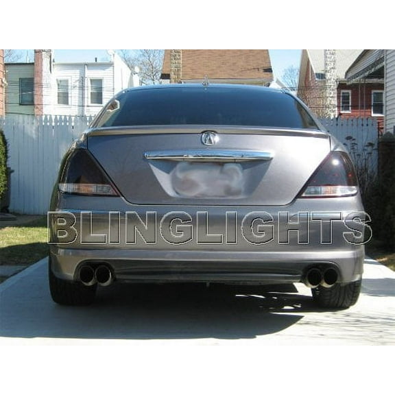 For 2005-2008 Acura RL Tinted Smoked Taillamps Taillights Overlays Film Protection