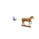 thumbnail image 5 of Bandeja con escultura moderna de gato y caballo en resina, ideal para decorar el hogar, la oficina, la mesa de comedor, o cualquier espacio, 5 of 8