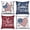 Color-5, variant on 4th of July Patriotic Pillow Cover 16x16 Inch,Set of 4 Garden Flowers Spring Cushion Cases for Couch Sofa Bed Home Decor