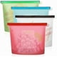 thumbnail image 5 of 4-Pack Reusable Silicone Food Storage Bags for Freezer and Sandwich Use, 5 of 5