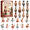 Christmas Nutcracker Advent Calendar B, variant on MInHoues Christmas Nutcracker Advent Calendar 2026, 24 Days of Christmas Countdown Calendar with 24Pcs 2D Acrylic Nutcracker Hanging Ornaments, Holiday Surprise Gift for Kids Adults Party Favor