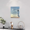 thumbnail image 3 of Psalm 23 Wall Art Bible Verse Pictures Wall Decor Christian Scriptures Psalms Canvas Prints Painting Religious Lighthouse Framed Artwork For Bedroom Living Room Bathroom Church 12"x16", 3 of 6