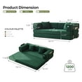 thumbnail image 4 of 78.7-inch living room sofa，No Assembly Sleeper Sofa, 5-in-1 Convertible Sofa Bed, Compressed Packaged  Futon Couch for Small Space, 4 of 22