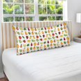 thumbnail image 4 of Apple Pear Banana Lime Grape Plush Pillow Cases King Size Ultra Soft Warm Pillowcases with Zipper 20"x40", 4 of 9