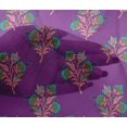thumbnail image 4 of oneOone Viscose Chiffon Fabric Leaves & Floral Block Print Sewing Fabric BTY 42 Inch Wide, 4 of 4