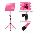 thumbnail image 2 of Yeacher Portable Metal Music Stand Detachable Musical Instruments for Piano Violin Guitar Sheet Music Pink, 2 of 8