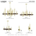 thumbnail image 2 of Livex Lighting - Helsinki - 12 Light Chandelier in Mid Century Modern Style - 44, 2 of 8