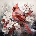 thumbnail image 1 of 5D DIY Cardenal en Una Rama Kit 40x40cm, 1 of 9