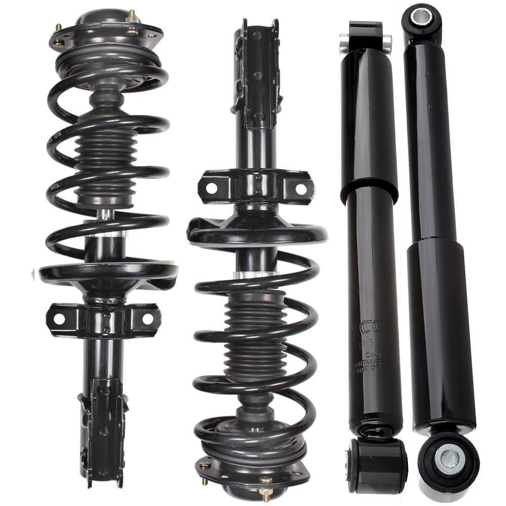 ECCPP Complete Struts Front and Rear Pair Strut Spring Assembly Shock