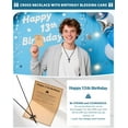 thumbnail image 4 of Happy Birthday Gifts for 8-18 Years Old, Black Cross Necklace with Bible Verse Joshua 1:9 for Son, Grandson, Nephew, Friend, 4 of 5