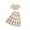 Beige, variant on sususu Stylish Off Shoulder Top and High Waist Ruffle Hem Skirt Casual Summer Outfit Set for Teenage Girls Outfits 2 piece ,Beige,10-11 Years