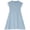 Blue, variant on Ovbmpzd Comfortable Big Girls Dresses Linen Purple Dresses Soft Casual Short Sleeves Dresses,7 Years