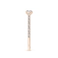 thumbnail image 3 of ANGARA Natural 0.25 Ct. Diamond Classic Ring in 14K Rose Gold for Women (Ring Size: 12), 3 of 10