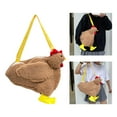 thumbnail image 3 of Bolso de peluche,Bolso de mano para mujer,tipo bandolera,de felpa,Bolsos de hombro de peluche de pollo para mujer,Bolsos de mano vintage de piel sintética para mujer,Bolso bandolera con forma, 3 of 8