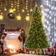thumbnail image 2 of Árbol de Navidad artificial de 240 cm Costway 1498 puntas de ramas de PVC 880 luces LED color blanco cálido, 2 of 5