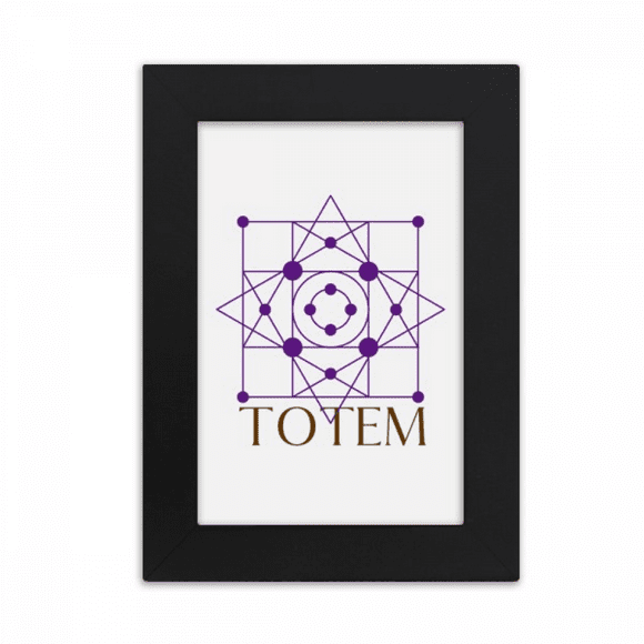Center Circle Square Line Desktop Photo Frame Picture Display Art Painting Exhibit