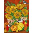 thumbnail image 1 of 5D DIY Parcial Especial en Forma Taladro Diamante Pintura Calabaza Flora Kit, 1 of 9