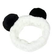 YFPWM Spa Headband Facial Makeup Head Band for Women Washing Face Skincare Shower Towel Headbands Soft Ear Warmer Headband Winter Cable Knit Hairbands Black One Size