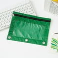 thumbnail image 2 of Taotanxi 2 Pack Pencil Pouch for 3 Ring Binder,Binder Pencil Pouch with Zipper,3 Ring Pencil Case with Clear Window,(Green), 2 of 9
