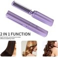 thumbnail image 3 of Plancha y rizador de pelo inalámbrico 2 en 1 con calentamiento rápido y tecnología de iones negativos., 3 of 5