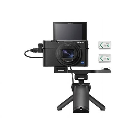 Sony - Cyber-shot DSC-RX100 VII 20.1-Megapixel Shooting Grip Kit Digital Camera - Black