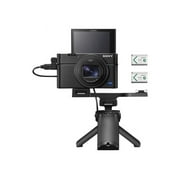 Sony RX100 VII Premium Compact Camera with Grip | 24-200mm Lens + 2 Batteries
