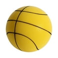 thumbnail image 1 of Pelotas hinchables Raqueta silenciosa Pelota deportiva para niños de 21 cm de diámetro Pelota de juguetes para niños de interior y exterior Pelota edu Línea amarilla, 1 of 8