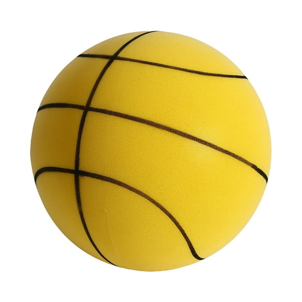 Pelota de rebote para niños, juguete para actividades al aire libre en interiores, educativa, para dar palmaditas. Línea amarilla