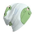 thumbnail image 6 of Xecao Kawaii Frogs Print Beanie Knitted Hat for Men Women, Winter Fashion Knit Cuffed Caps Unisex, 6 of 7