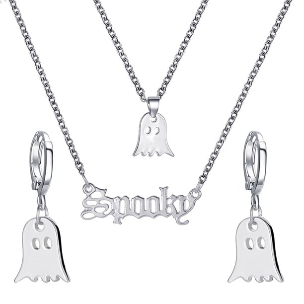 Pendientes fantasma Colgante colgante Joyas Conjuntos de pendientes con temática de Halloween Conjuntos de joyas de Halloween