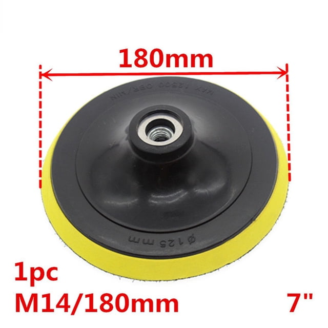 3/4/5/6/7 Pouces Support de Disque de Ponçage Plaques de Support de Perceuse M10 pour Outils de Polissage M14 Disque 7 Pouces