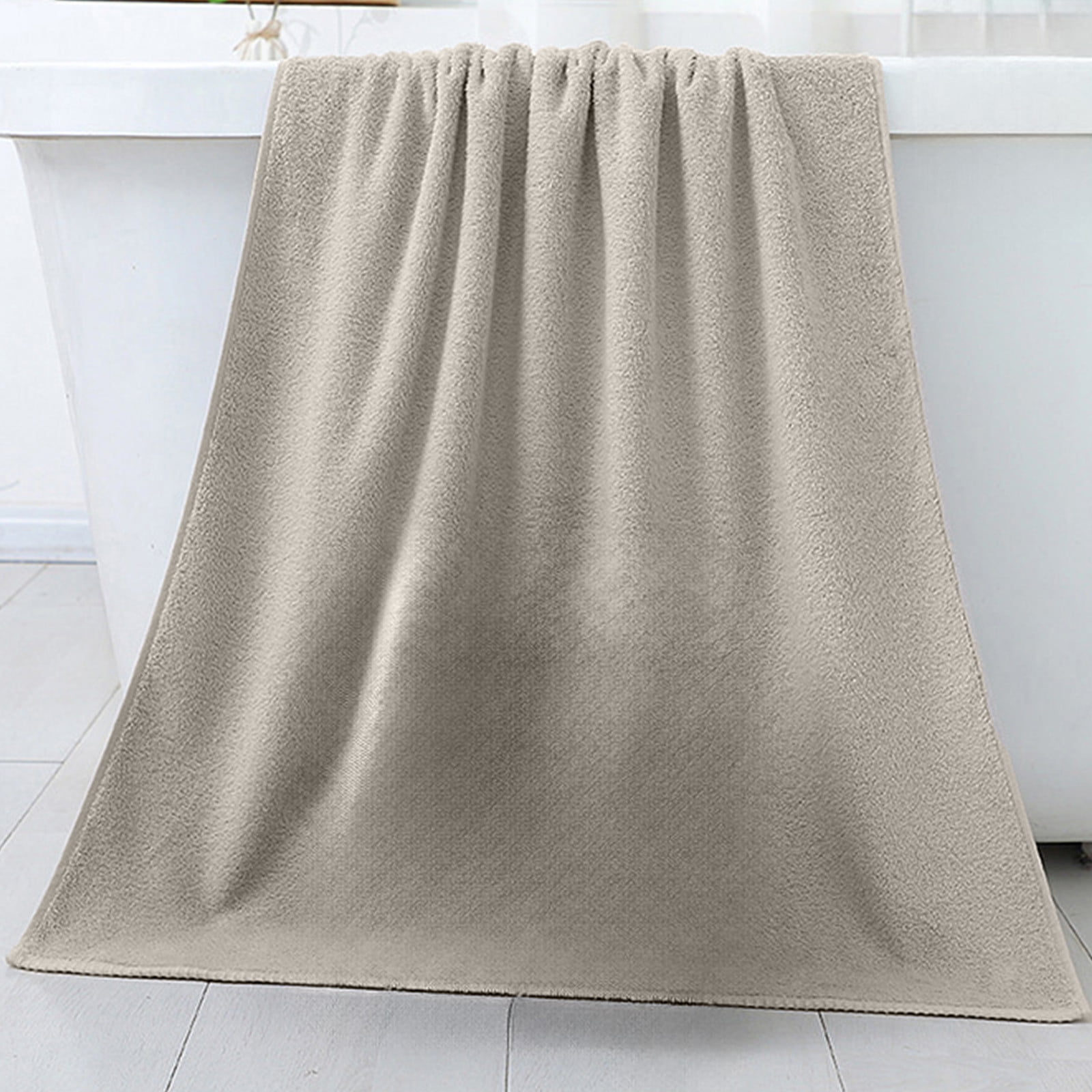 Beige Beige Cotton Bath Collection 8-Piece Towel Set Ultra Absorbent Quick-Dry Fabric Bath Sheet Hand Towel Washcloth Combo #u56uq