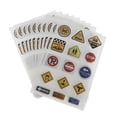 thumbnail image 2 of 10 hojas de accesorios guete perfecl Etiquetas de tráfico Señales de tráfico Palos para niños juegan Aprender ju C, 2 of 8