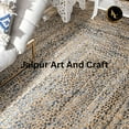 thumbnail image 5 of Jaipur Art And Craft Natural Fiber Denim Cotton, Jute Rectangle Area Rug for Indoor (2x6 Sq ft), 5 of 5