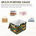 thumbnail image 7 of Storage Box With Lid 16.5x12.6x11.8In Foldable Stacked Household Storage Box Cute Christmas House, 7 of 7