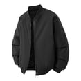 thumbnail image 4 of StSilkitty Lightweight Jacket for Men Solid Color Long Sleeve Full Zip Jacket Coat with Pockets Loose Casual Outerwear, 4 of 7