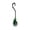 Green Bow, variant on 34 Inch Plastic Witch Broomstick for Halloween Party, Witches Broom Prop Decoration, Party Accessory for Women, Halloween Party Supplies Stage Props, 1 Pcs (Orange Bow)