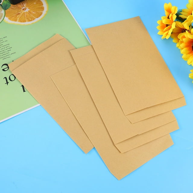 UPGRATOR Kraft Paper Envelopes for Graduation and Baby Shower Invitations 200pcs Khaki Color