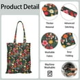 thumbnail image 5 of Rustic Botanical Reusable Shopping Bag - Washable & Durable Eco-Friendly Tote, 5 of 6