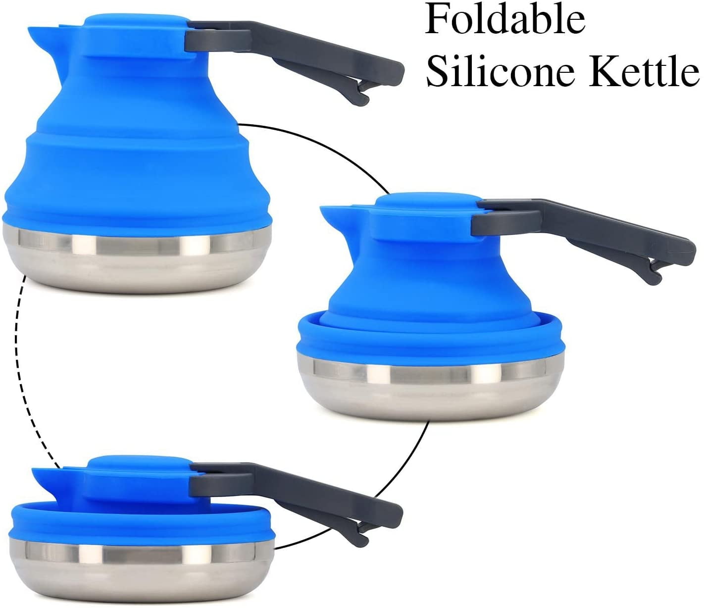 Bouilloire pliable de camping Regatta Silicon Foldable Kettle